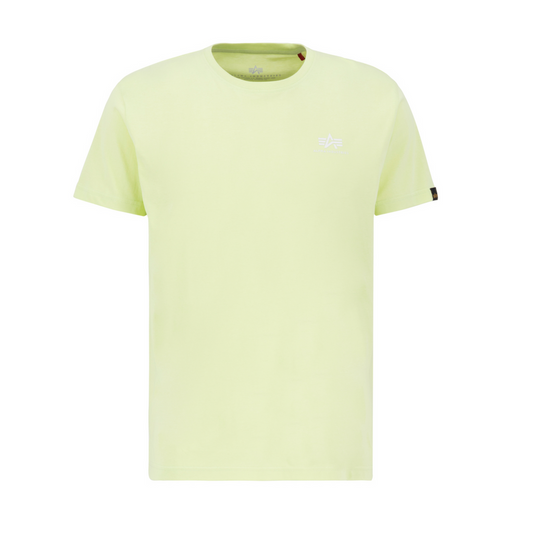 Basic T Small Logo - arctic lime