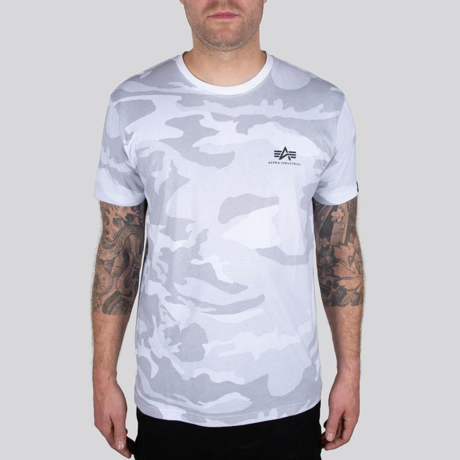 Basic T Small Logo Camo - white camo