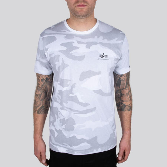 Basic T Small Logo Camo - white camo