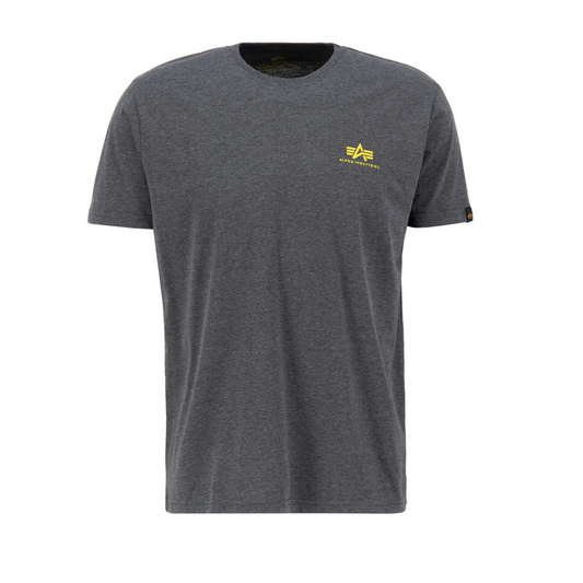 Basic T Small Logo - charcoal heather