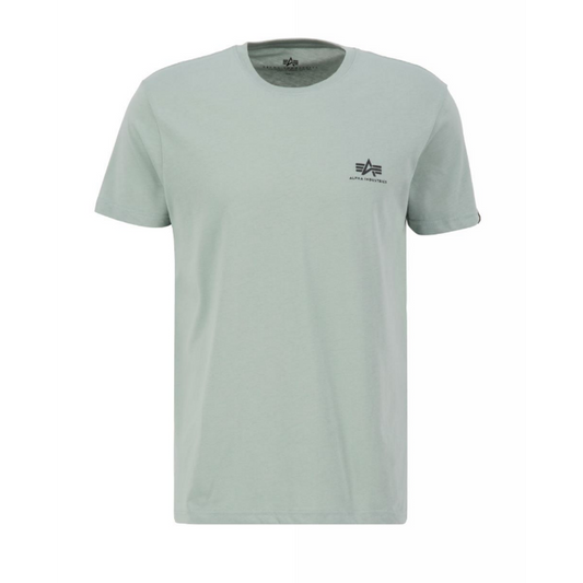 Basic T Small Logo - dusty green