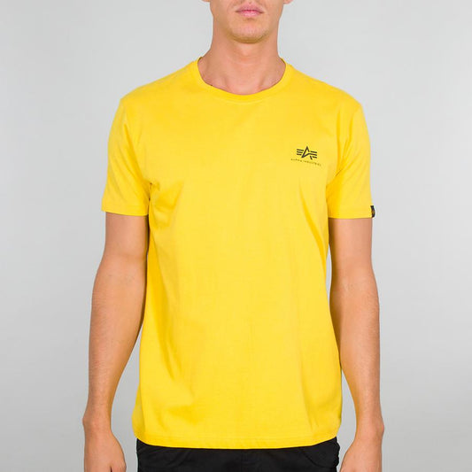 Basic T Small Logo - empire yellow
