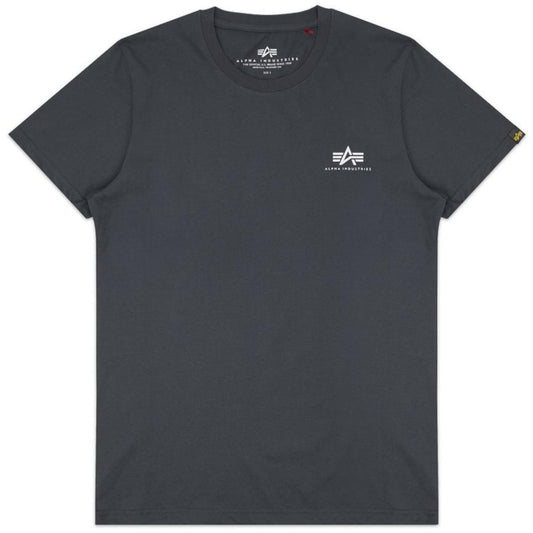 Basic T Small Logo - greyblack