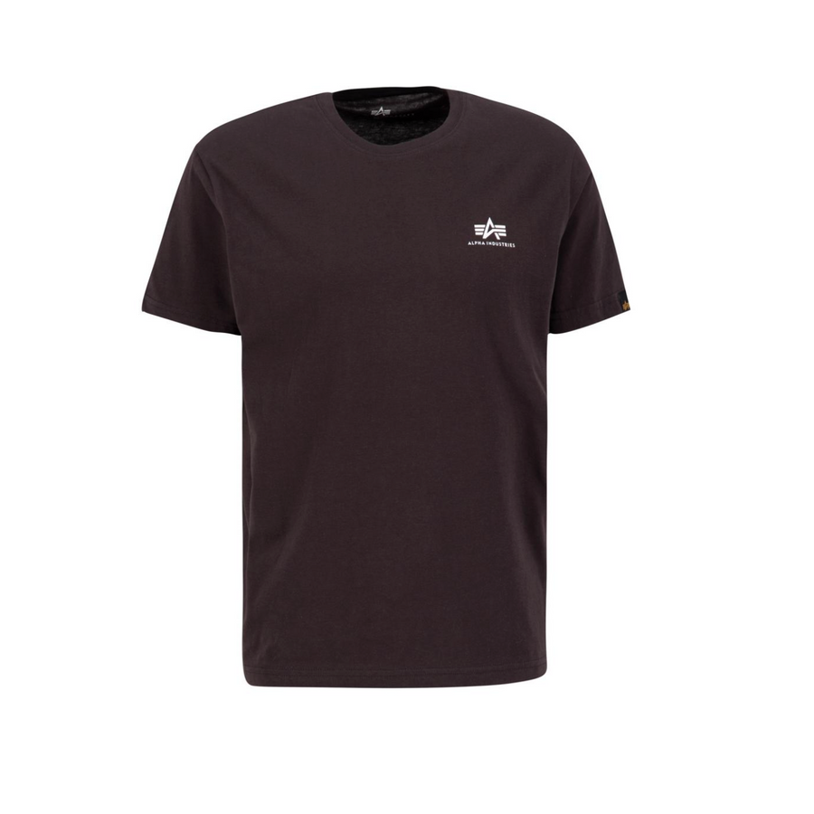 Basic T Small Logo - hunter brown