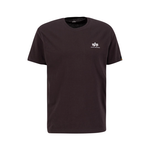 Basic T Small Logo - hunter brown