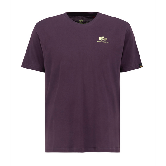 Basic T Small Logo - plum