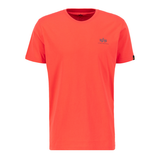 Basic T Small Logo - radiant red