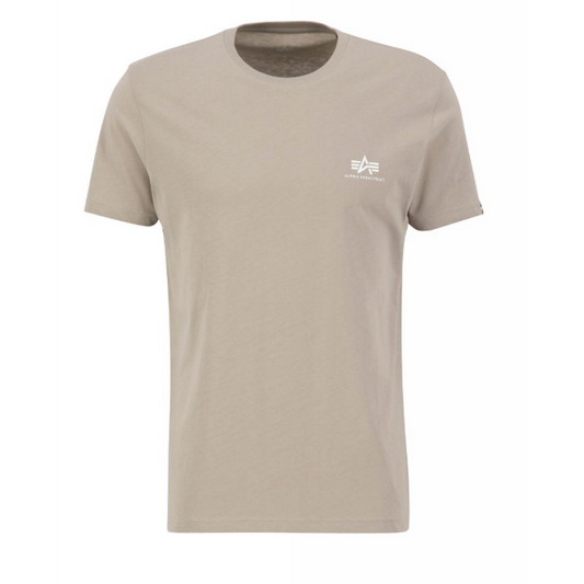 Basic T Small Logo - vintage sand