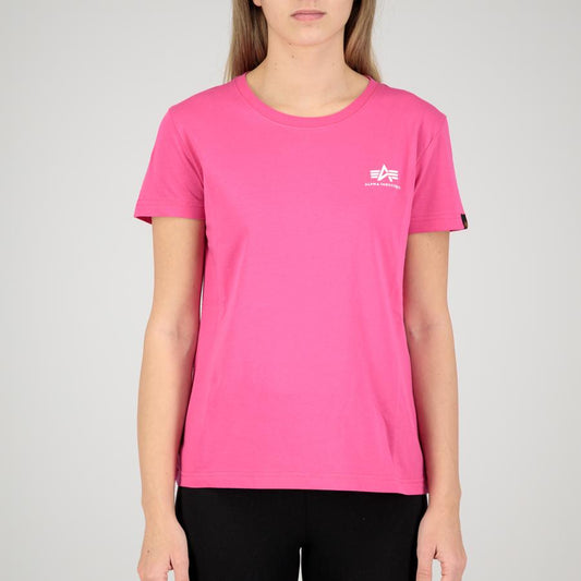 Basic T Small Logo Woman - magenta