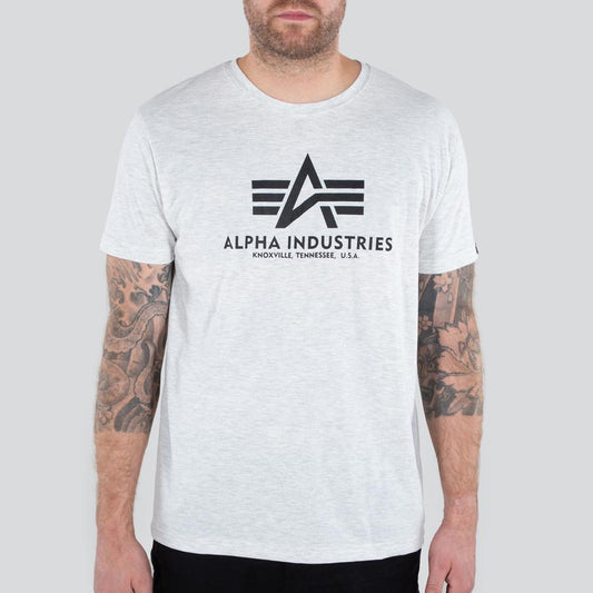 Basic T -  white melange