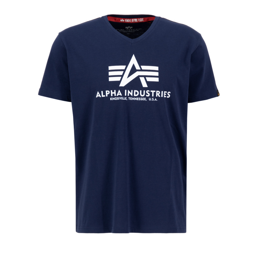 Basic V Neck T - ultra navy