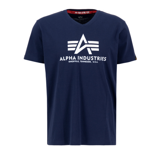Basic V Neck T - ultra navy