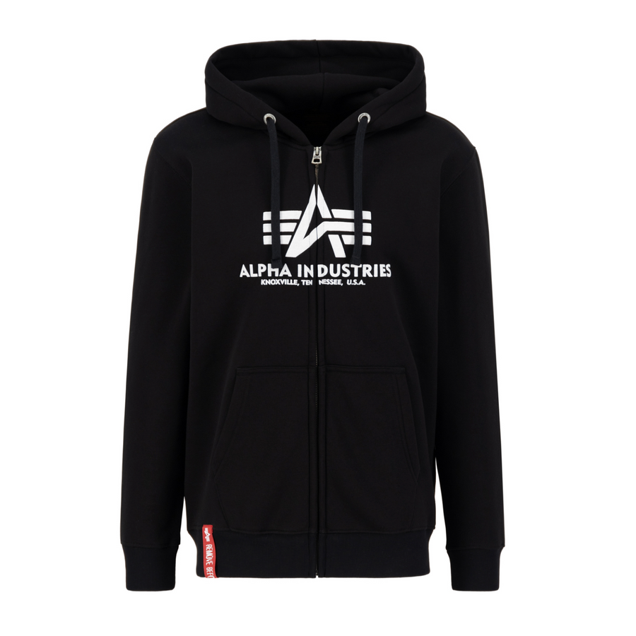 Basic Zip Hoody PP - black