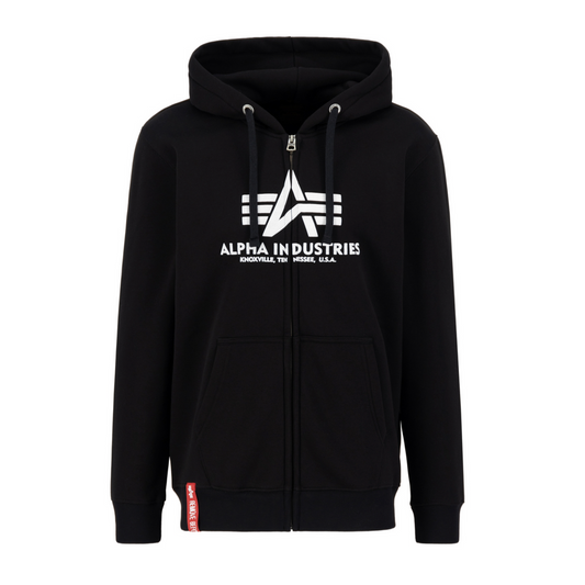 Basic Zip Hoody PP - black