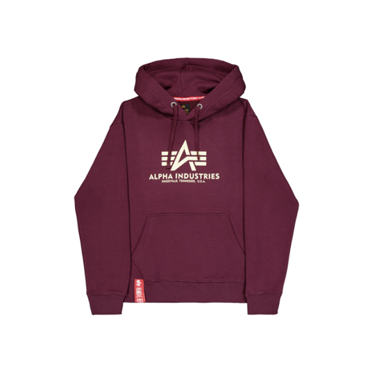 Basic Hoodie - dark cherry