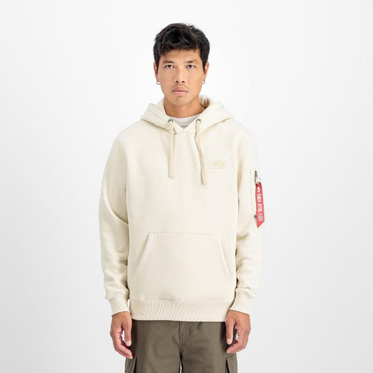 Back Print Hoodie - vintage white