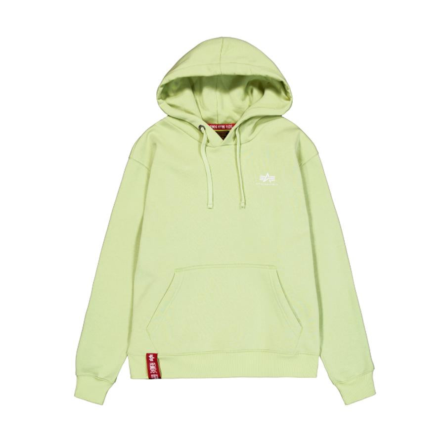 Basic Hoodie Small Logo - arctic lime