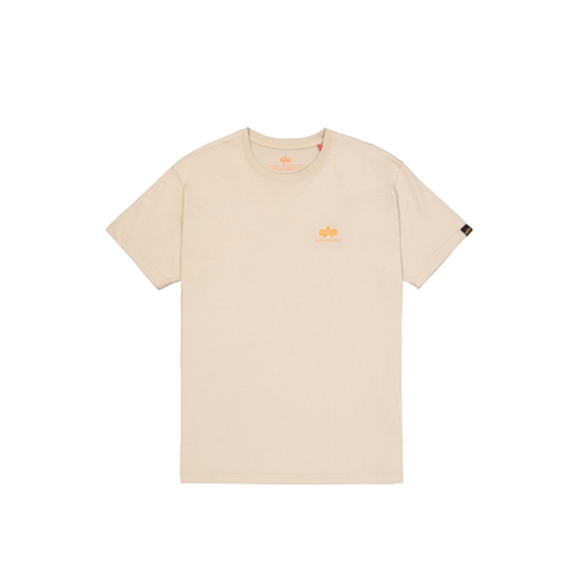 Basic T Small Logo - organic beige