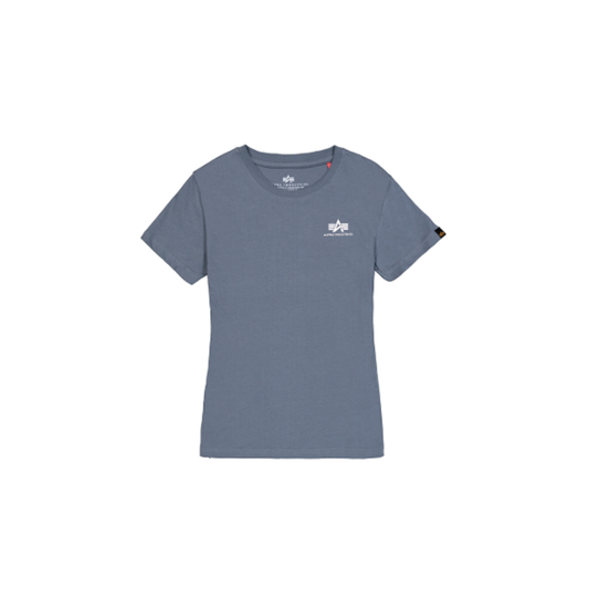 Basic T Small Logo Woman - denim blue