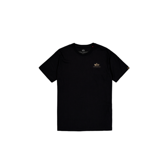 Basic Small Logo TPU T-Shirt - black/shiny gold