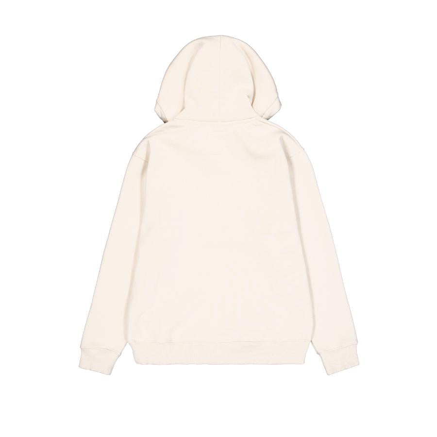 Basic Zip Hoodie SL - vintage white
