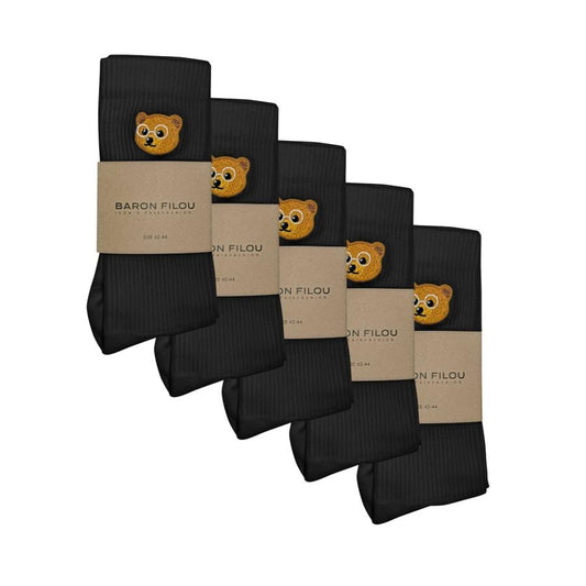 5-Pack Baron Filou Socks - Black