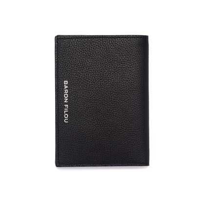 Leather Passport Cover Filou LX. - Black