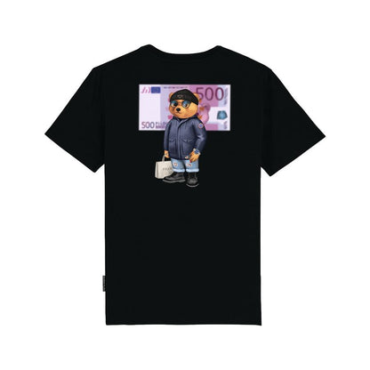 FW24 Organic Backprint T-Shirt, Filou LXXXIX. Euro - Black
