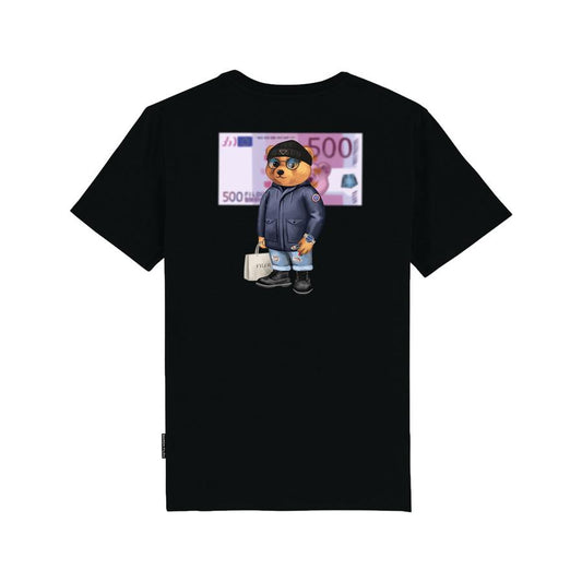 FW24 Organic Backprint T-Shirt, Filou LXXXIX. Euro - Black