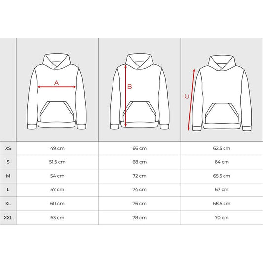 Backprint Hoodie Filou CXXXV. - Black