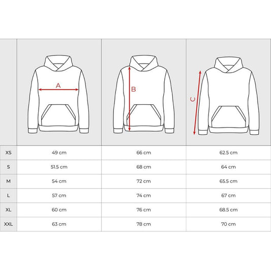 Backprint Hoodie Filou CXXXV. - Black