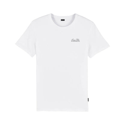FW24 Organic T-Shirt Poster Backprint, Filou XCII. - White