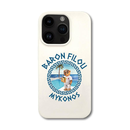 Baron Filou Iphone case Mykonos - Pearl White