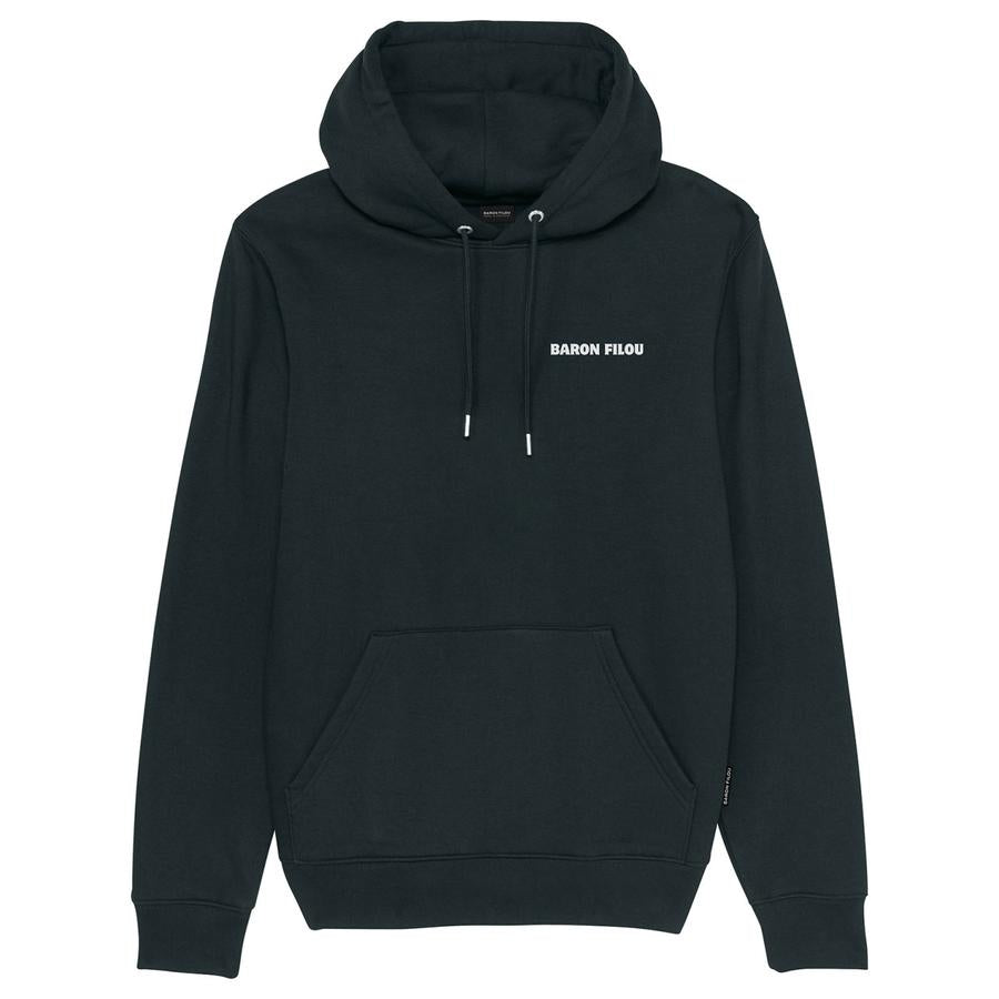 Backprint Hoodie Filou CXXXV. - Black