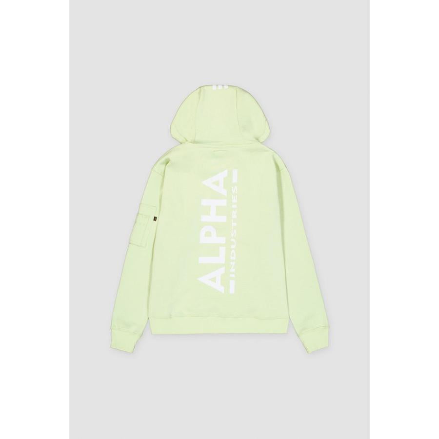 Back Print Hoodie - arctic lime