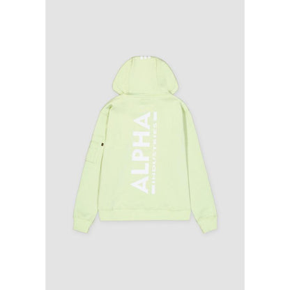 Back Print Hoodie - arctic lime