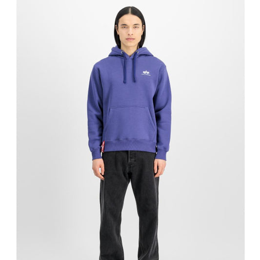 Basic Hoodie Small Logo - night purple