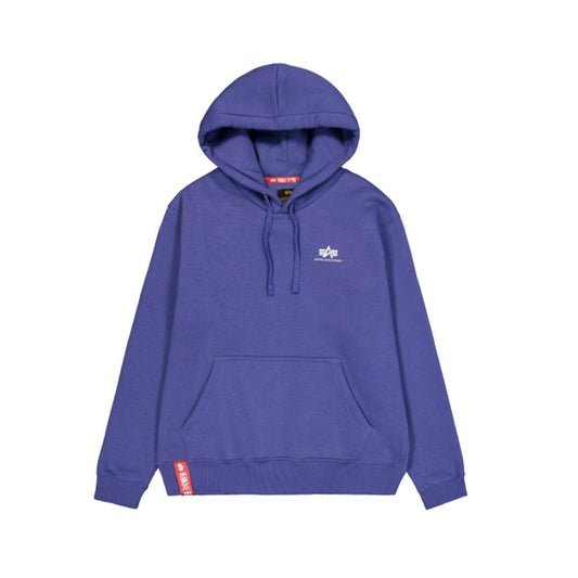 Basic Hoodie Small Logo - night purple