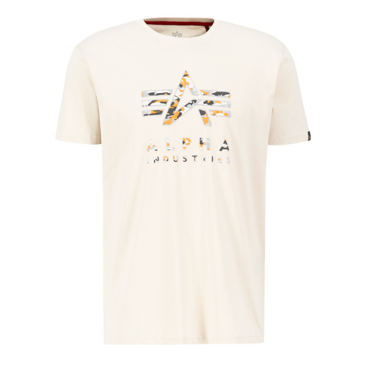 Camo PP T - jet stream white