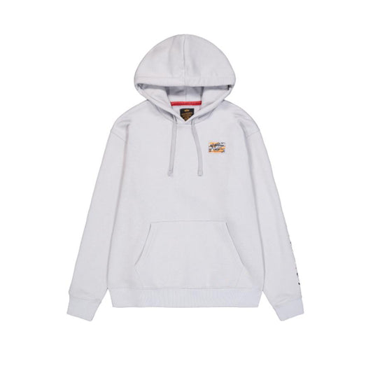 Camo Sleeve Hoodie - pastel grey