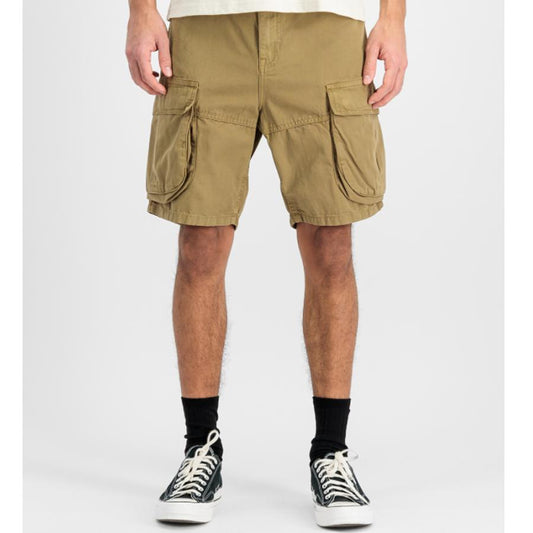 Canvas Cargo Short - khaki