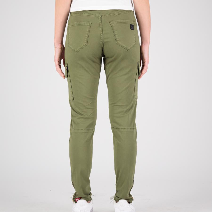 Cargo Zip Pant Woman - olive
