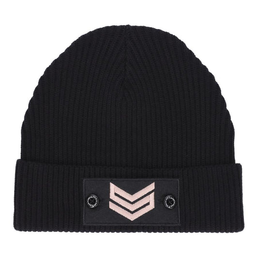 Commander Patch Beanie - black