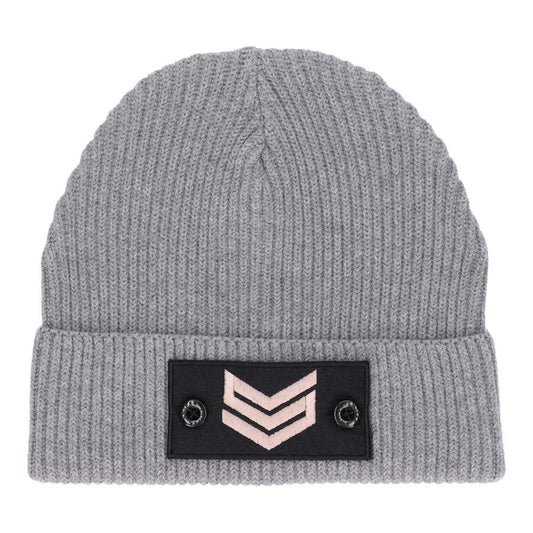 Commander Patch Beanie - grey