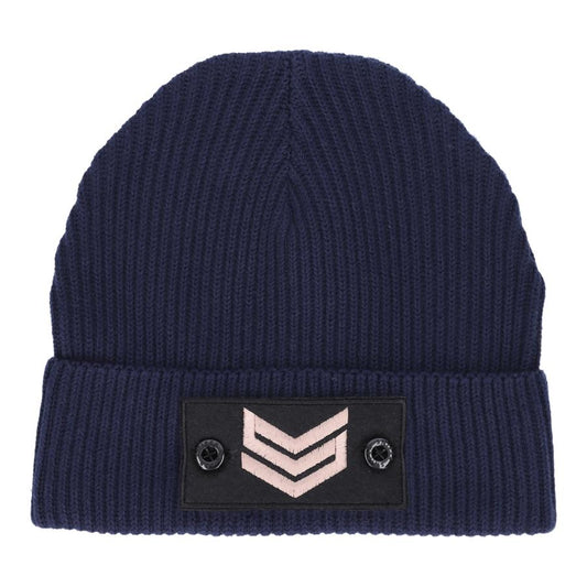 Commander Patch Beanie - navy