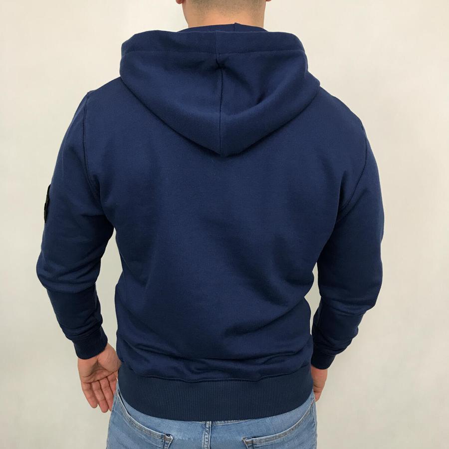 Army Zip Hoody - navy