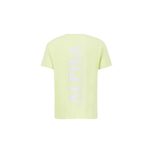 Backprint T - arctic lime