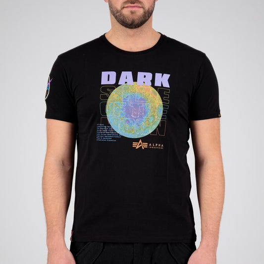Dark Side T-shirt - black/neon purple