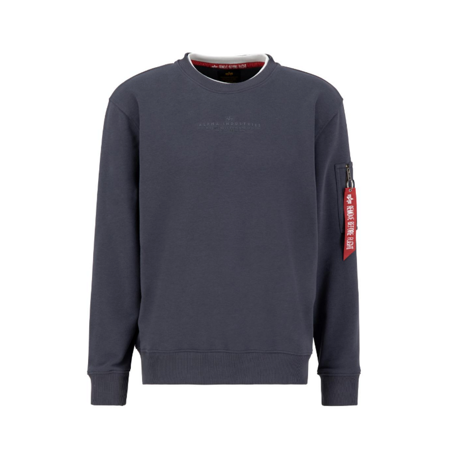 Double Layer Sweater - greyblack