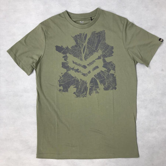 Downtown T - olive